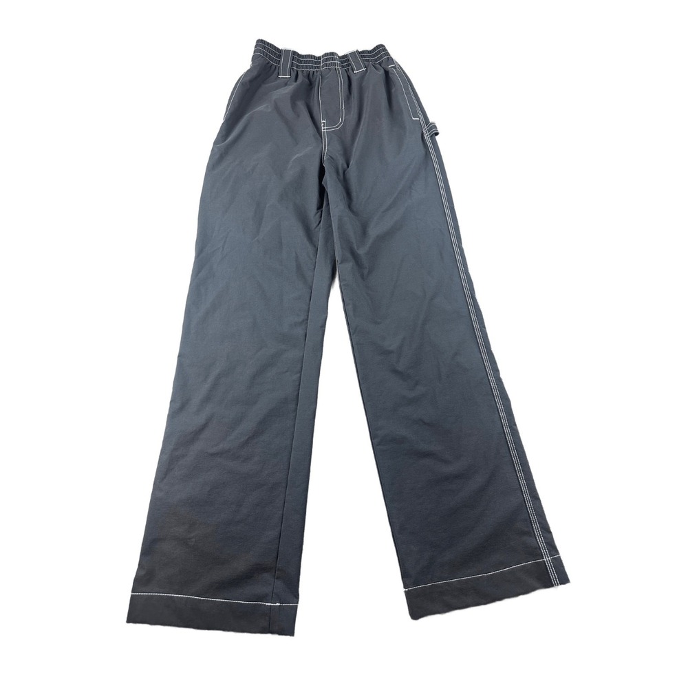 Urban Outfitters Carpenter Pants Men S Black Skate Fit Contrast Stitching Street